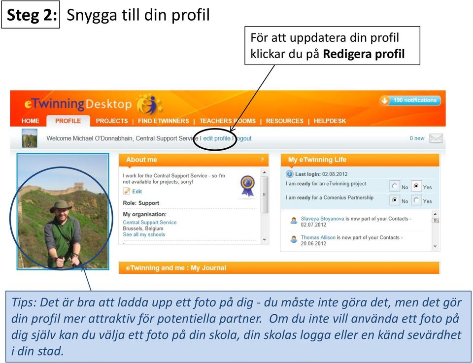 profil mer attraktiv för potentiella partner.