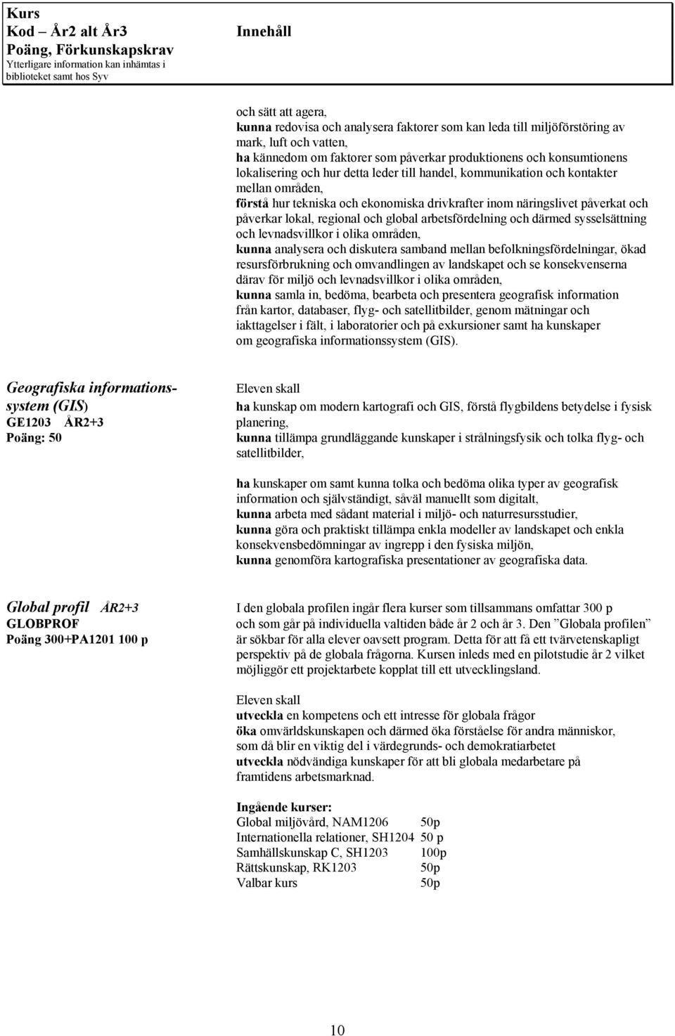 arbetsfördelning och därmed sysselsättning och levnadsvillkor i olika områden, kunna analysera och diskutera samband mellan befolkningsfördelningar, ökad resursförbrukning och omvandlingen av