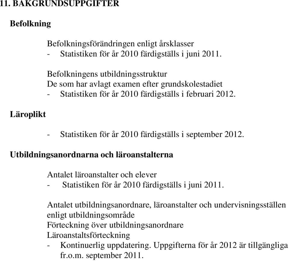 Utbildningsanordnarna och läroanstalterna Antalet läroanstalter och elever Antalet utbildningsanordnare, läroanstalter och