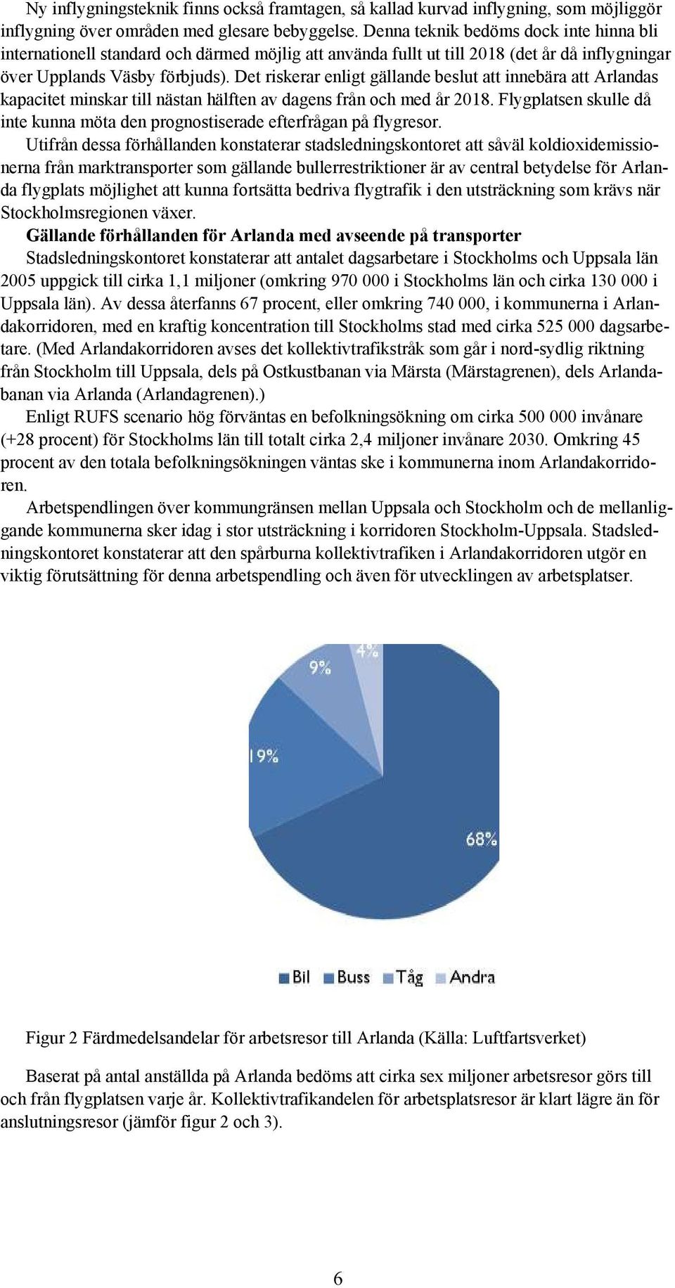 Det riskerar enligt gällande beslut att innebära att Arlandas kapacitet minskar till nästan hälften av dagens från och med år 2018.