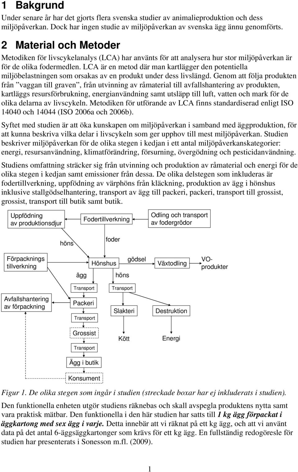 LCA är en metod där man kartlägger den potentiella miljöbelastningen som orsakas av en produkt under dess livslängd.