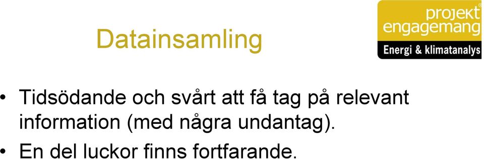 information (med några