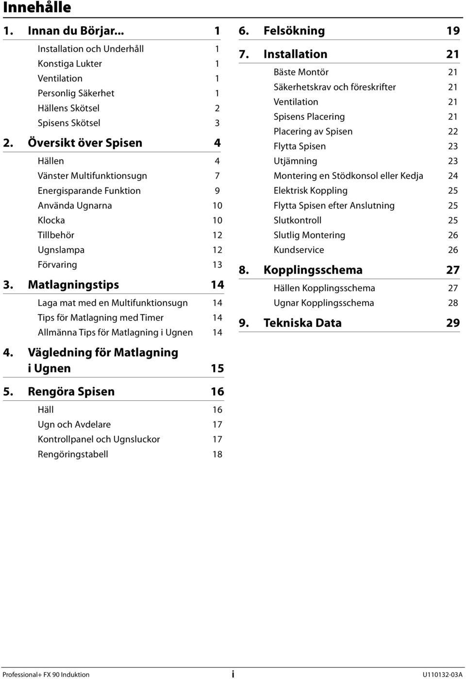 atlagigstips 14 Laga mat med e ultifuktiosug 14 Tips för atlagig med Timer 14 Allmäa Tips för atlagig i Uge 14 4. Vägledig för atlagig i Uge 15 6. Felsökig 19 7.