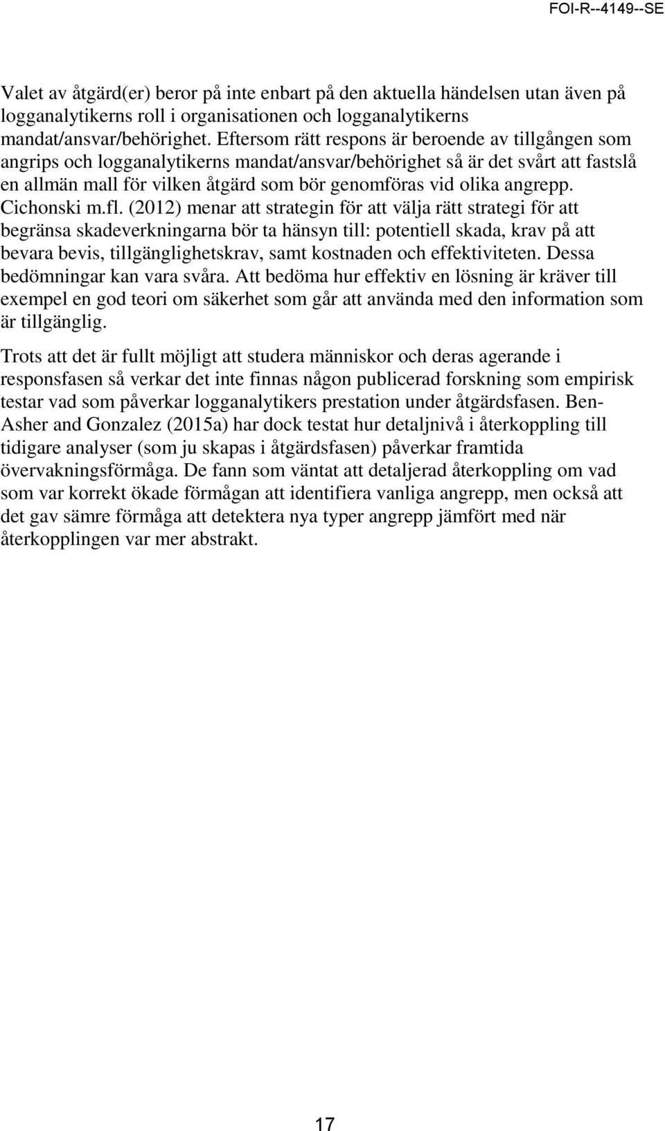 angrepp. Cichonski m.fl.