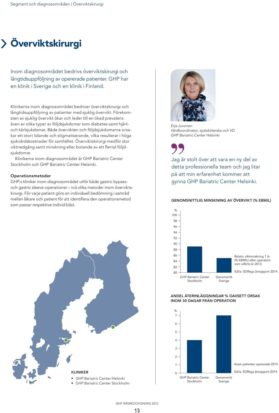 Förekomsten av sjuklig övervikt ökar och leder till en ökad prevalens även av olika typer av följdsjukdomar som diabetes samt hjärtoch kärlsjukdomar.