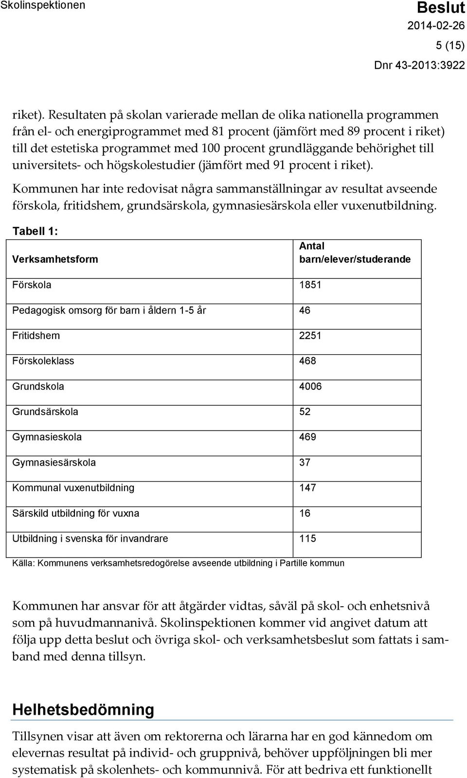 grundläggande behörighet till universitets- och högskolestudier (jämfört med 91 procent i riket).