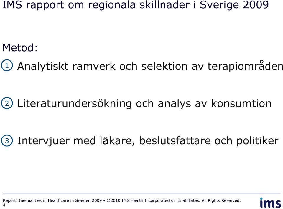 terapiområden 2 Literaturundersökning och analys av