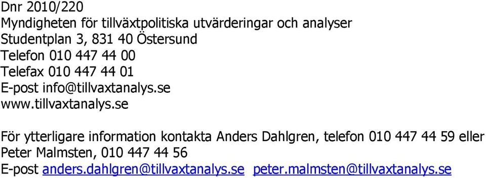 tillvaxtanalys.