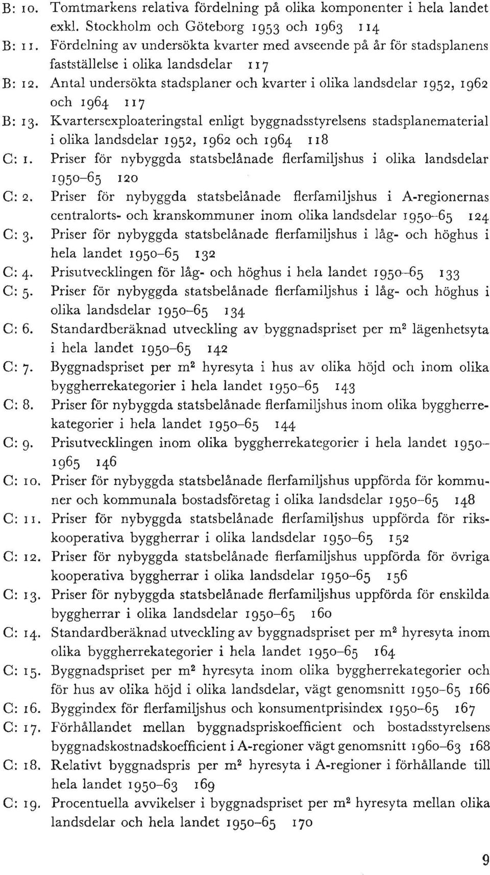 Stockholm oeh Goteborg 1953 oeh 1963 114 Fordelning av undersokta kvarter med avseende pa ar for stadsplanens faststallelse i olika landsdelar I 17 Antal undersokta stadsplaner oeh kvarter i olika
