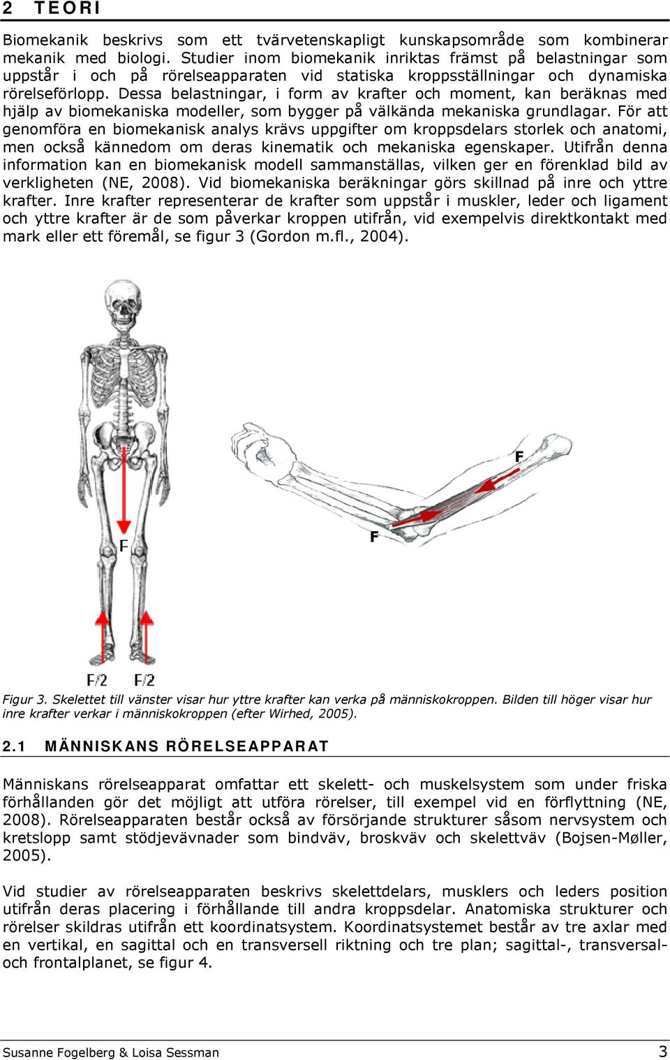 Dessa belastningar, i form av krafter och moment, kan beräknas med hjälp av biomekaniska modeller, som bygger på välkända mekaniska grundlagar.