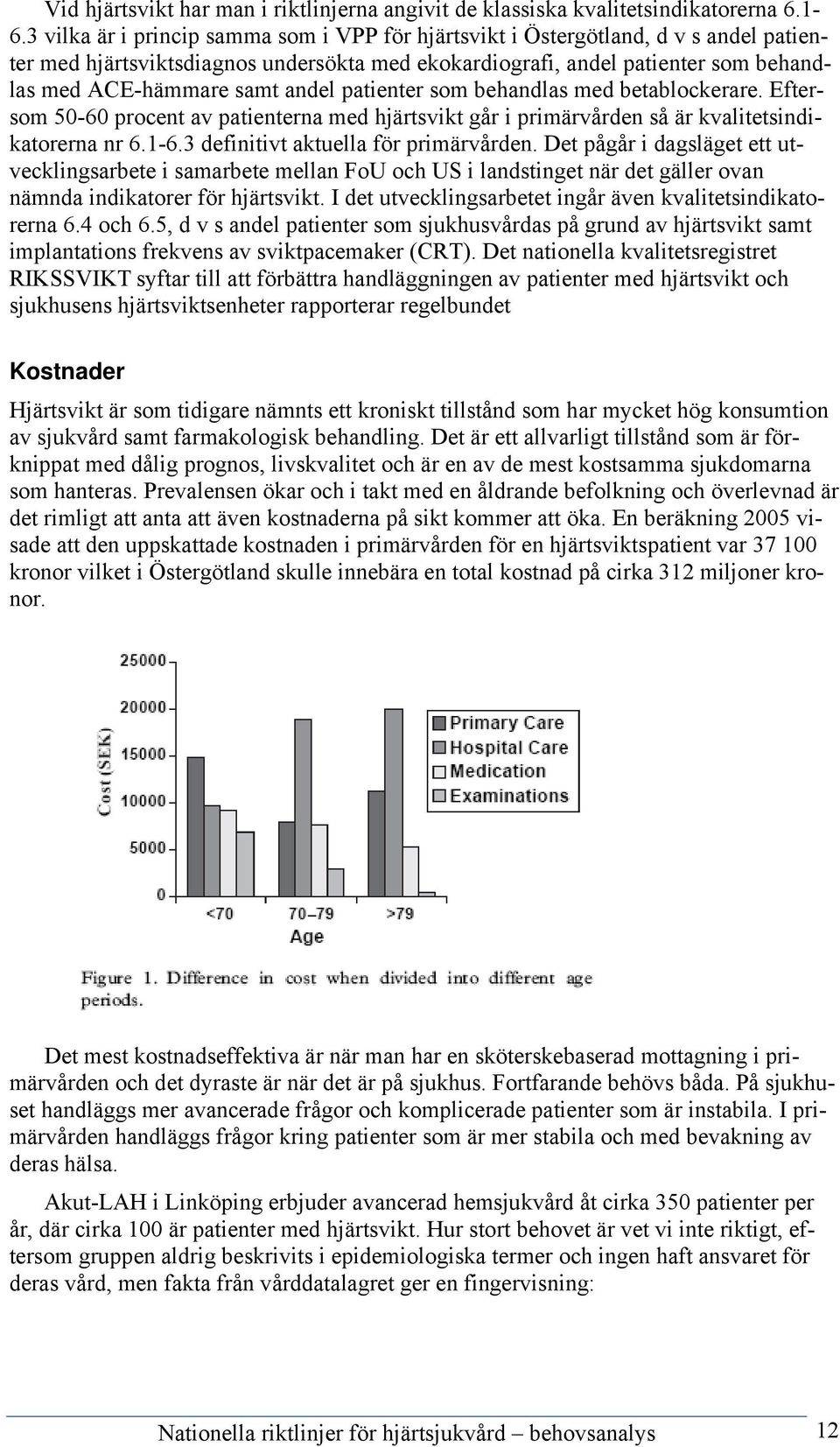 andel patienter som behandlas med betablockerare. Eftersom 50-60 procent av patienterna med hjärtsvikt går i primärvården så är kvalitetsindikatorerna nr 6.1-6.3 definitivt aktuella för primärvården.