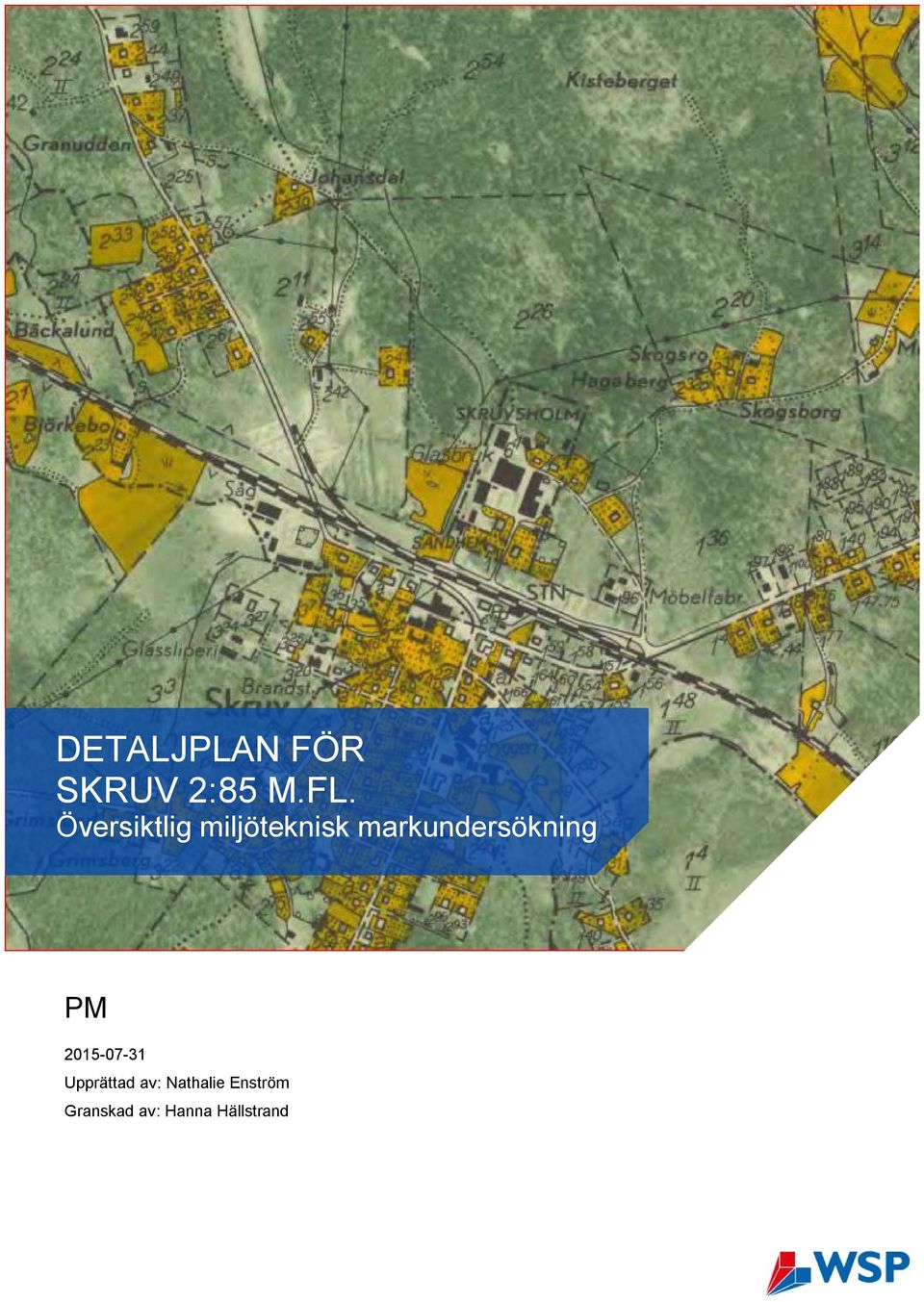 markundersökning PM 2015-07-31