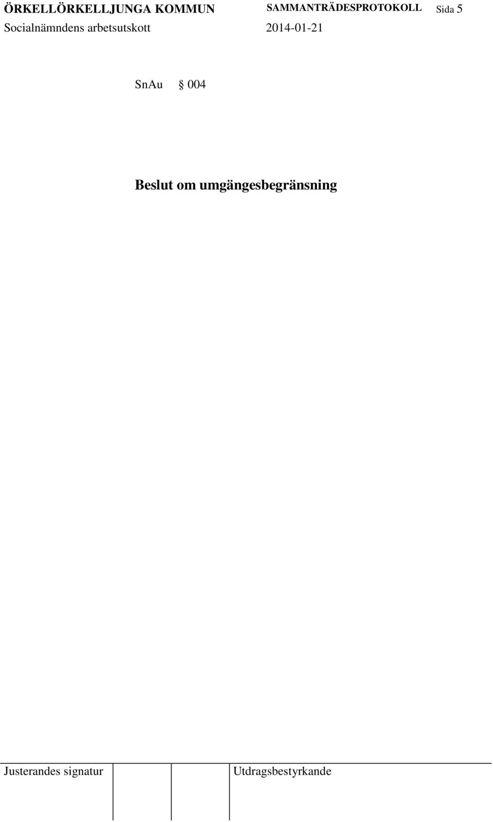 SAMMANTRÄDESPROTOKOLL