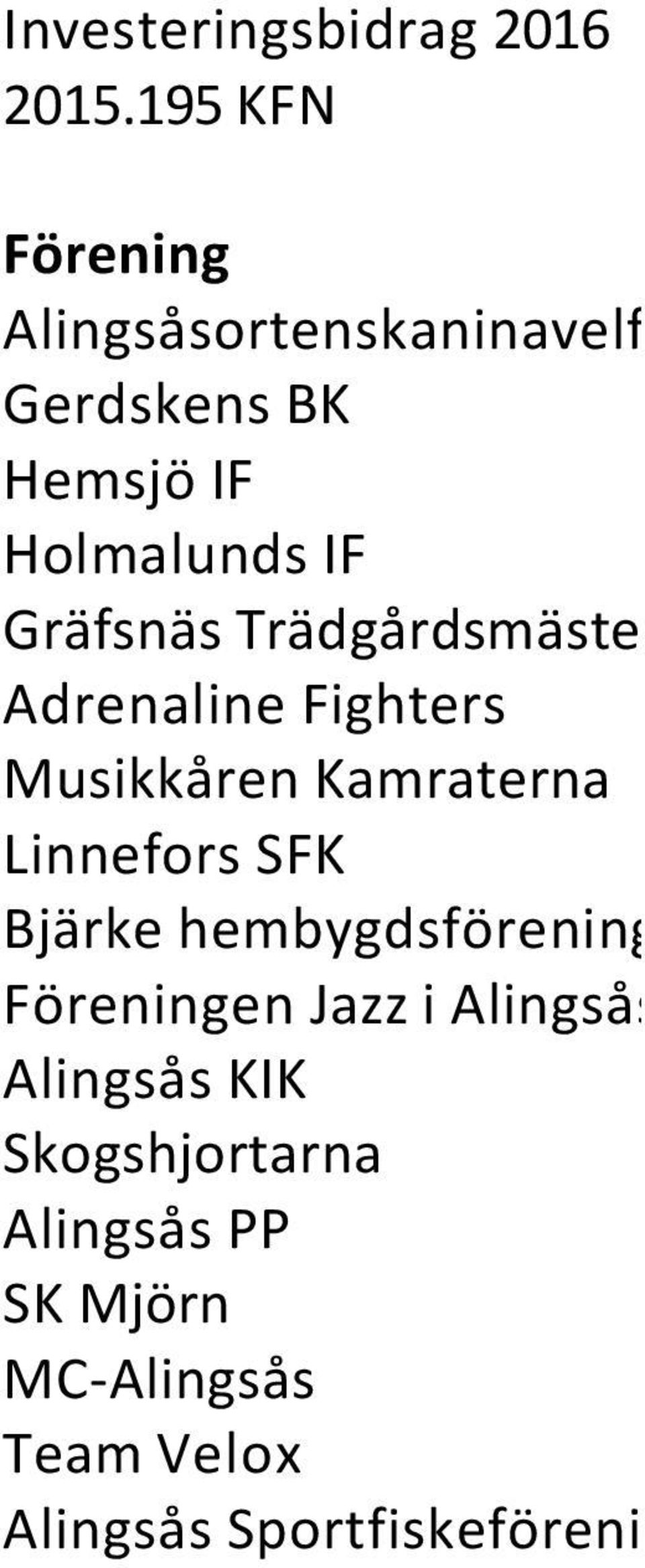 Musikkåren Kamraterna Linnefors SFK Bjärke hembygdsförening Föreningen Jazz i