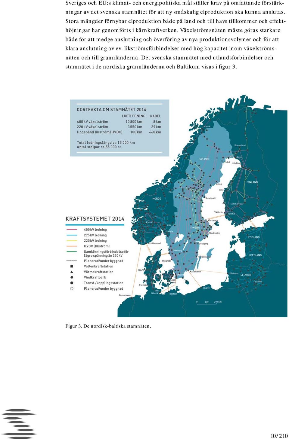 Växelströmsnäten måste göras starkare både för att medge anslutning och överföring av nya produktionsvolymer och för att klara anslutning av ev.