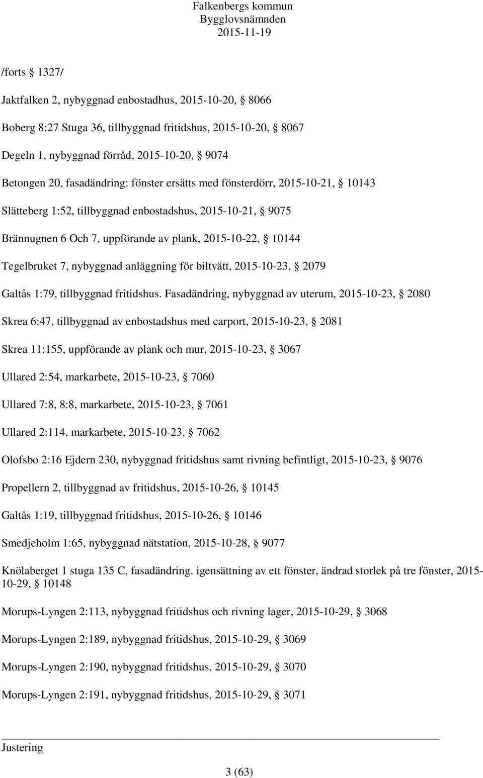 nybyggnad anläggning för biltvätt, 2015-10-23, 2079 Galtås 1:79, tillbyggnad fritidshus.