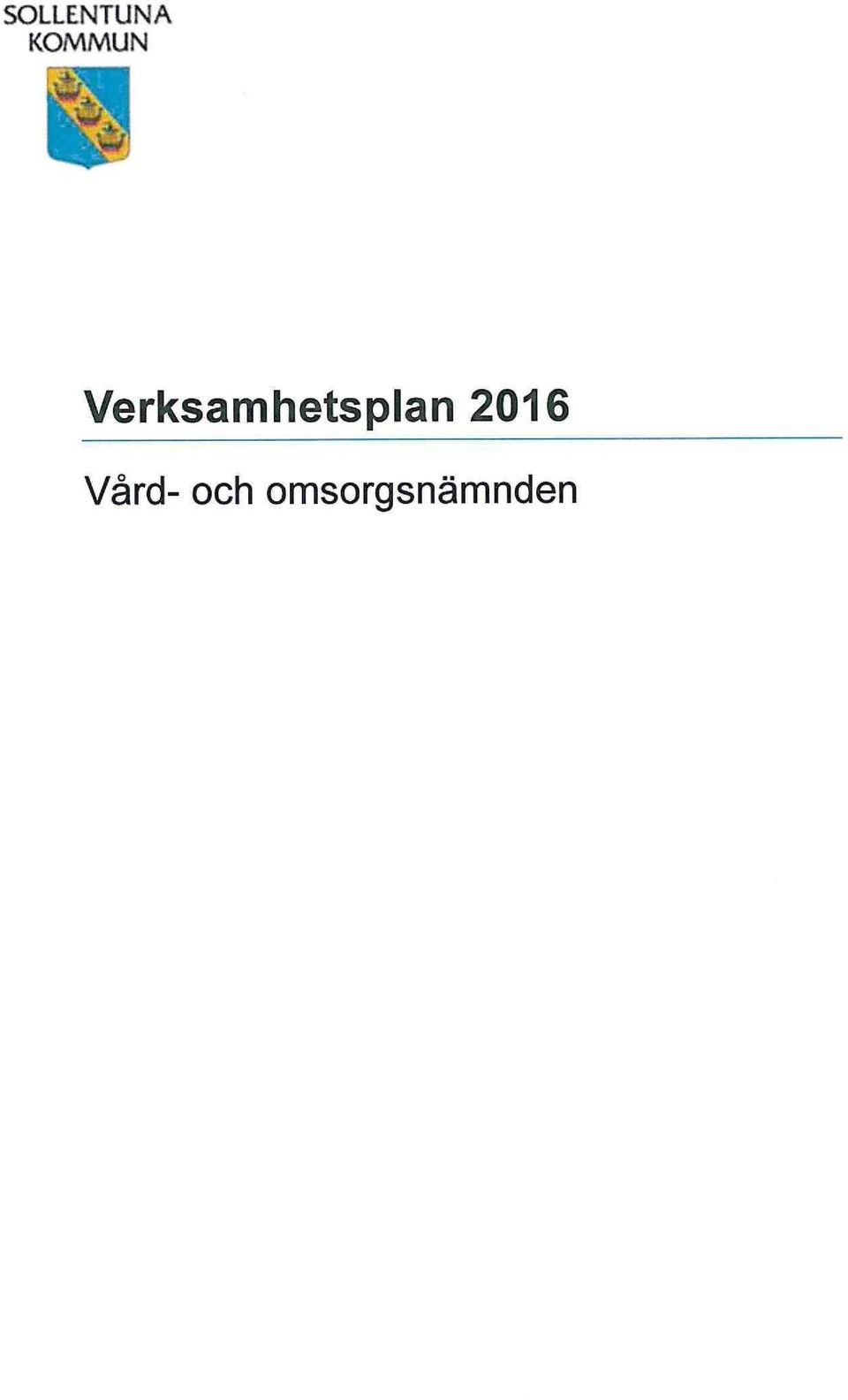 Verksamhetsplan