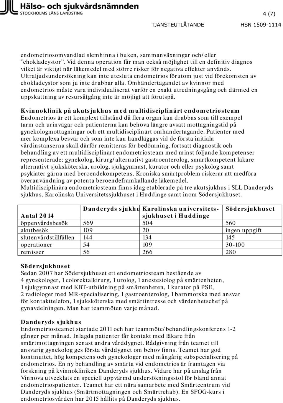 Ultraljudsundersökning kan inte utesluta endometrios förutom just vid förekomsten av chokladcystor som ju inte drabbar alla.