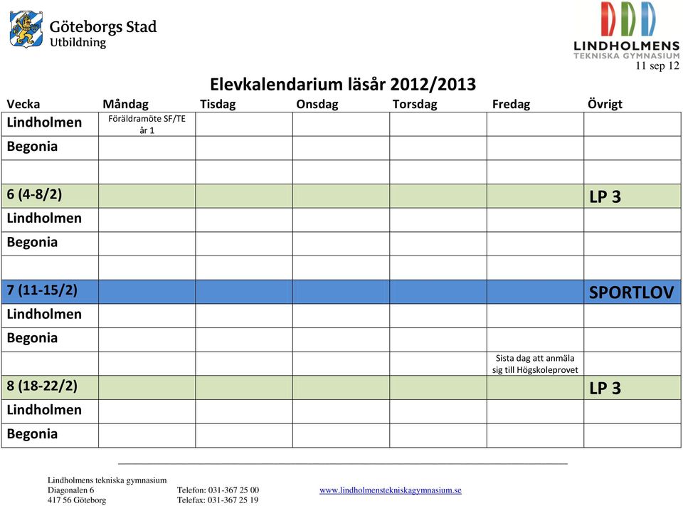 att anmäla sig till Högskoleprovet