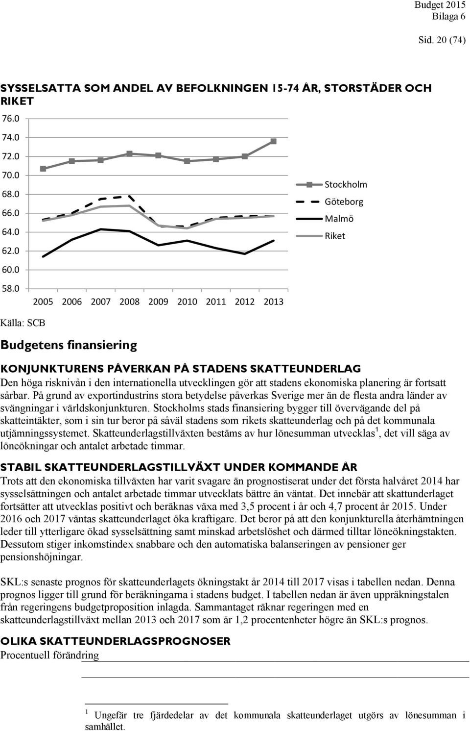 ekonomiska planering är fortsatt sårbar. På grund av exportindustrins stora betydelse påverkas Sverige mer än de flesta andra länder av svängningar i världskonjunkturen.