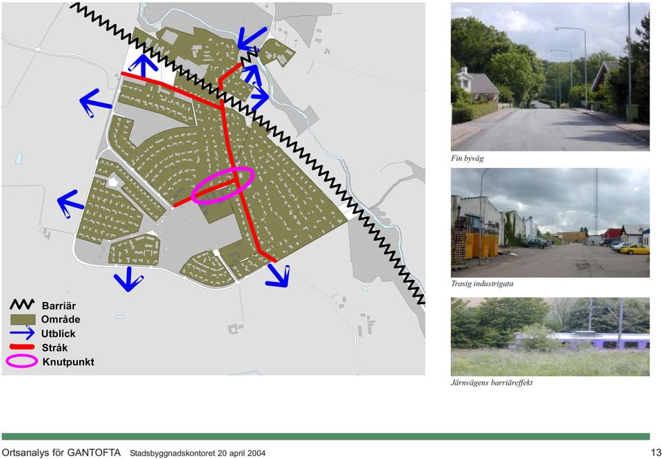 Järnvägens barriäreffekt Ortsanalys