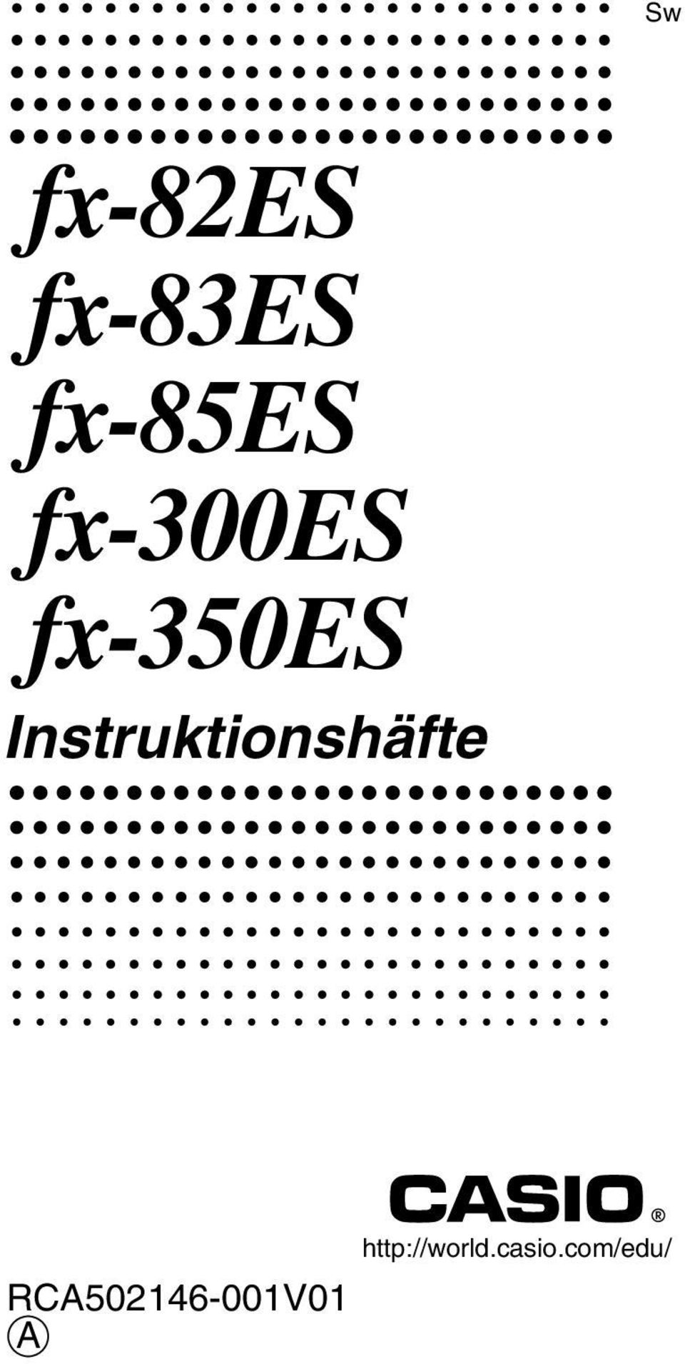 Instruktionshäfte