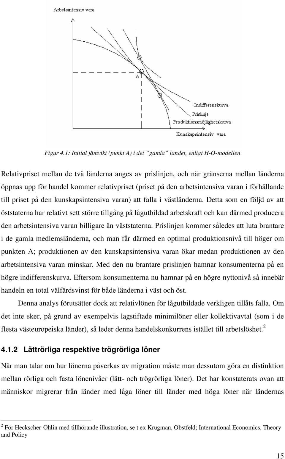 relativpriset (priset på den arbetsintensiva varan i förhållande till priset på den kunskapsintensiva varan) att falla i västländerna.