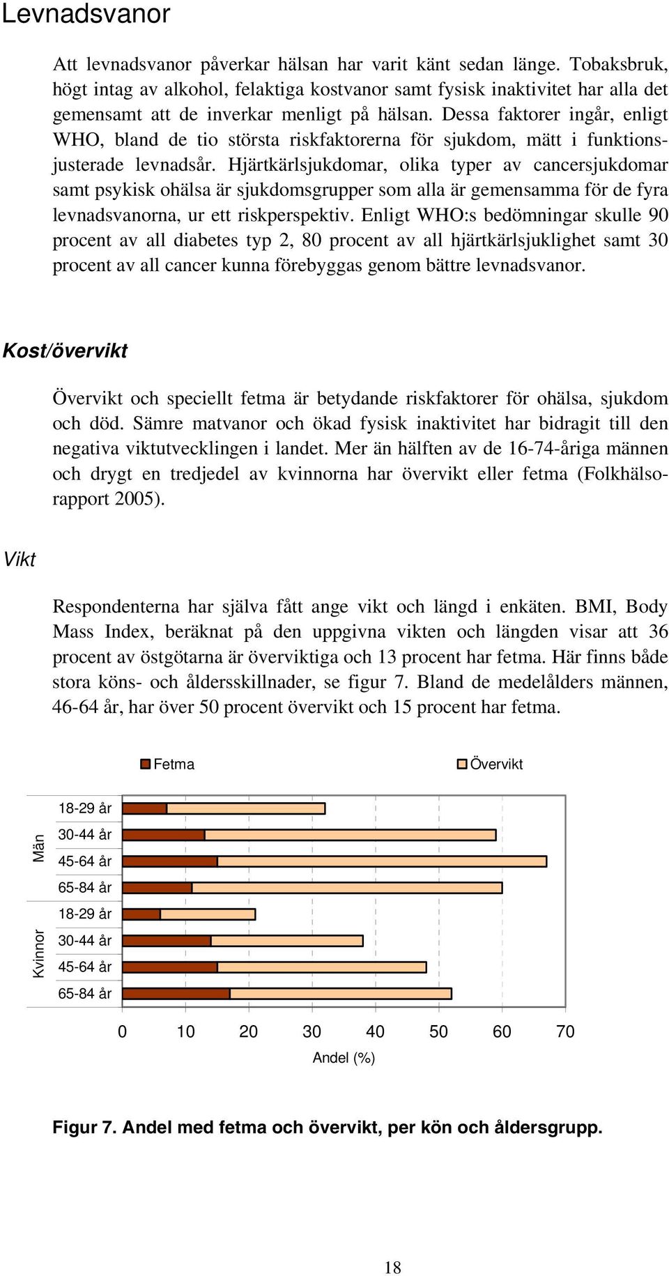 Dessa faktorer ingår, enligt WHO, bland de tio största riskfaktorerna för sjukdom, mätt i funktionsjusterade levnadsår.