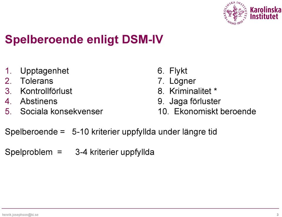 Sociala konsekvenser 10.