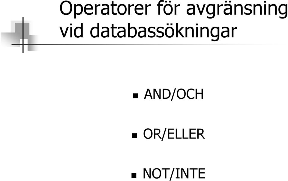 databassökningar