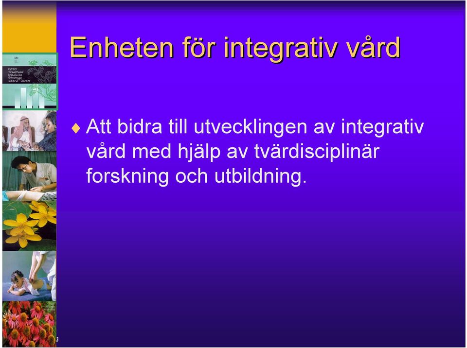 integrativ vård med hjälp av