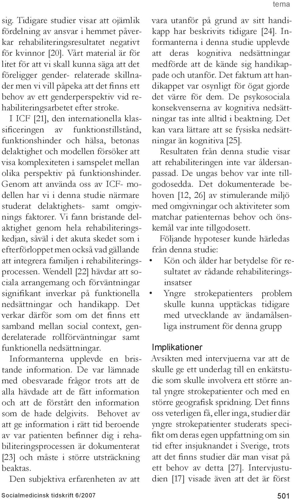 efter stroke.