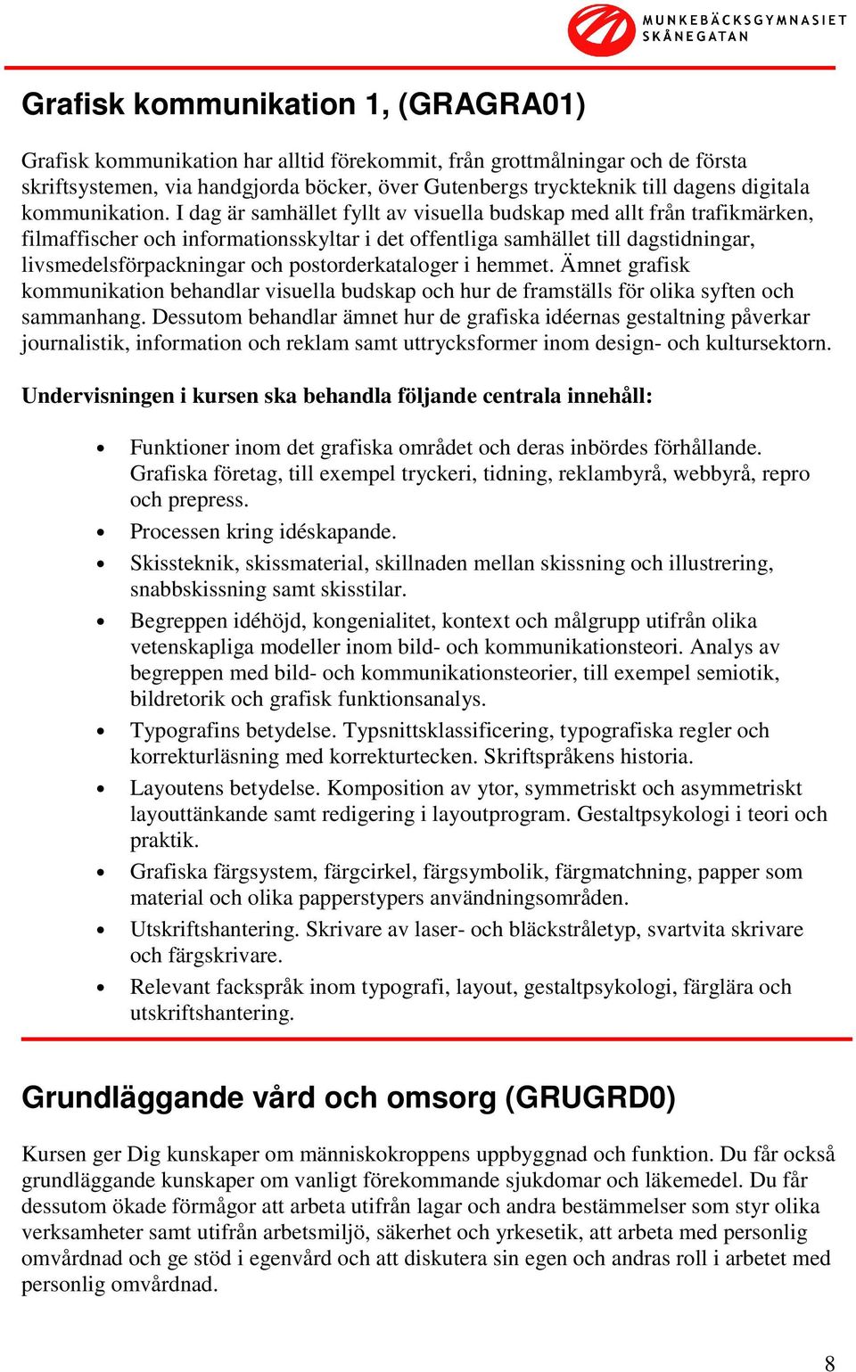 I dag är samhället fyllt av visuella budskap med allt från trafikmärken, filmaffischer och informationsskyltar i det offentliga samhället till dagstidningar, livsmedelsförpackningar och