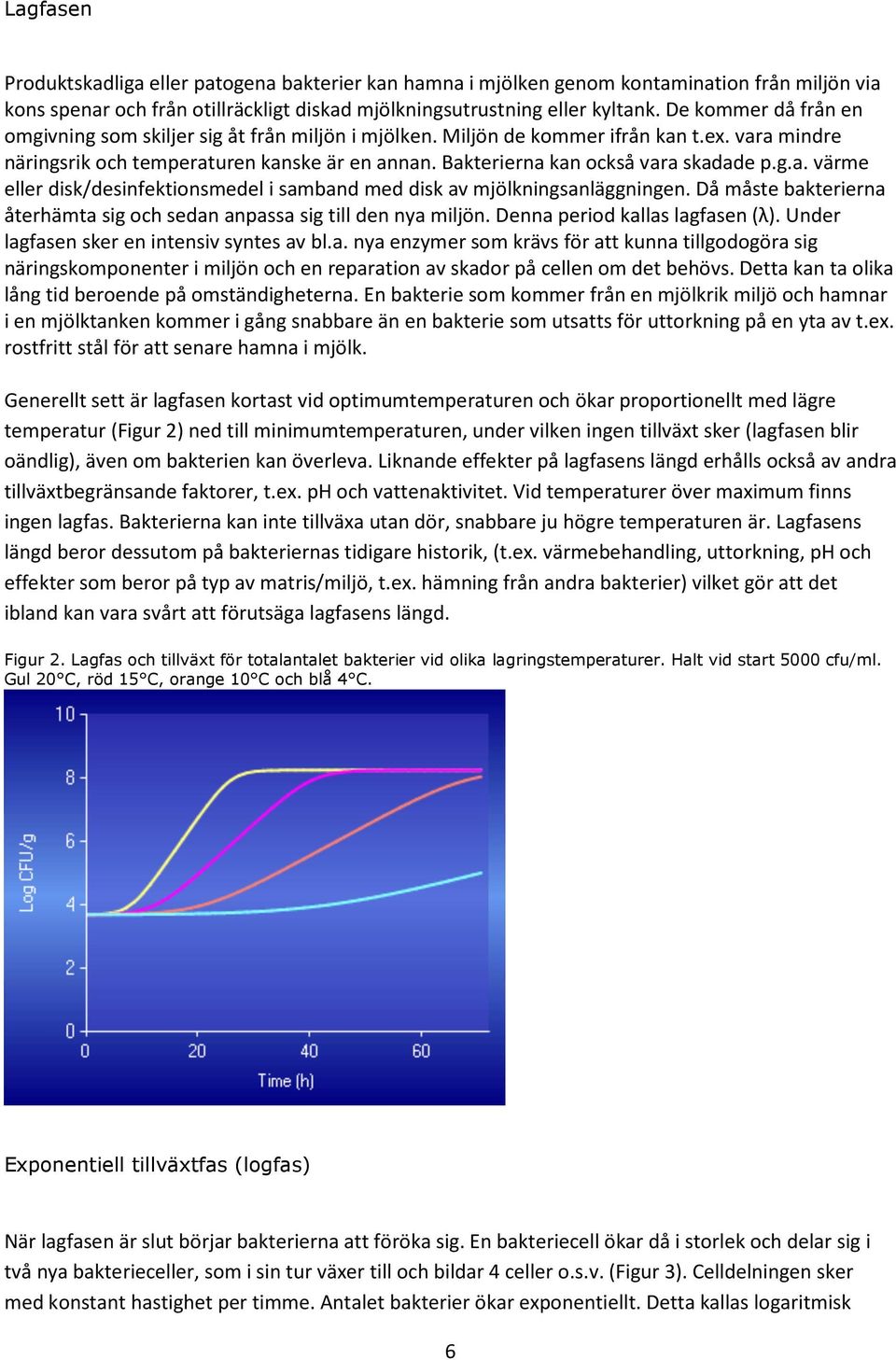 Bakterierna kan också vara skadade p.g.a. värme eller disk/desinfektionsmedel i samband med disk av mjölkningsanläggningen.