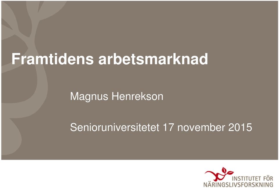 Magnus Henrekson