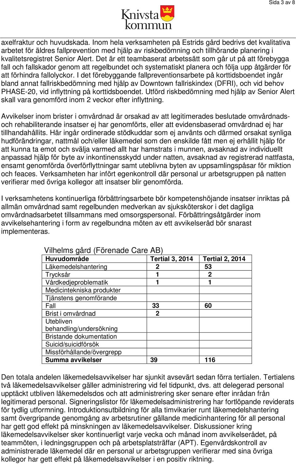 Det är ett teambaserat arbetssätt som går ut på att förebygga fall och fallskador genom att regelbundet och systematiskt planera och följa upp åtgärder för att förhindra fallolyckor.