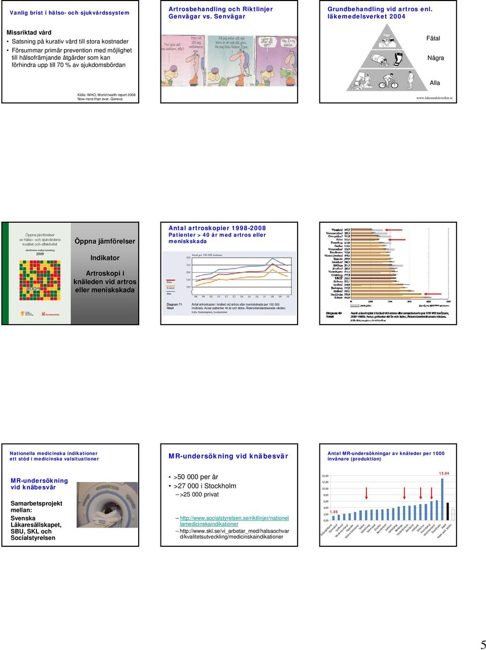 sjukdomsbördan Fåtal Några Alla Källa: WHO; World health report 2008 Nowmorethanever. Geneva www.lakemedelsverket.