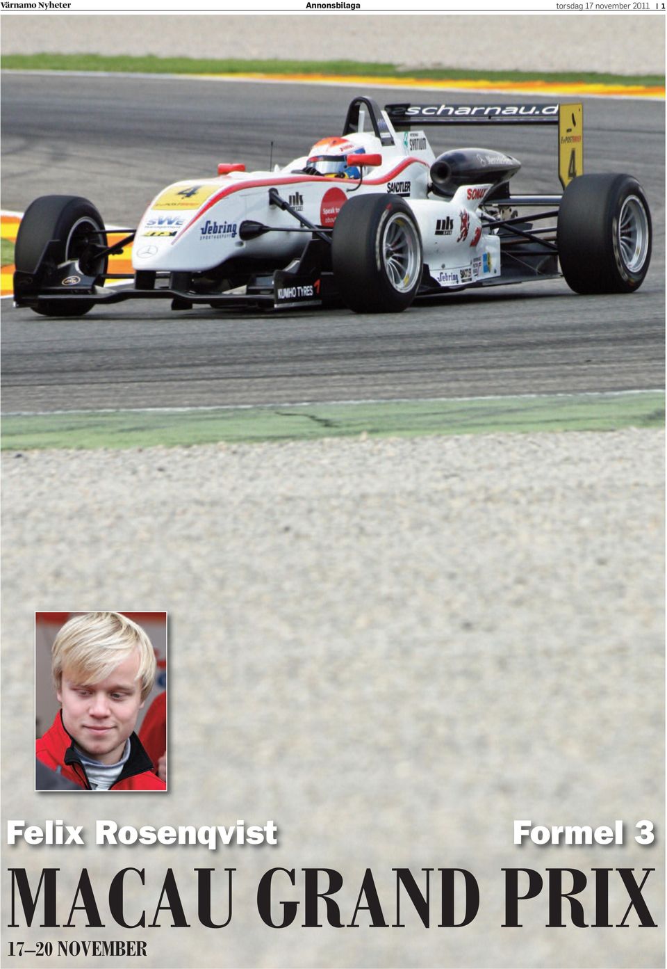 Felix Rosenqvist Formel 3