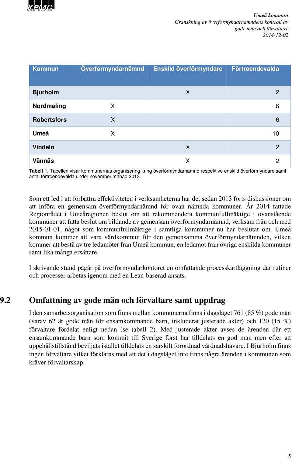 Som ett led i att förbättra effektiviteten i verksamheterna har det sedan 2013 förts diskussioner om att införa en gemensam överförmyndarnämnd för ovan nämnda kommuner.