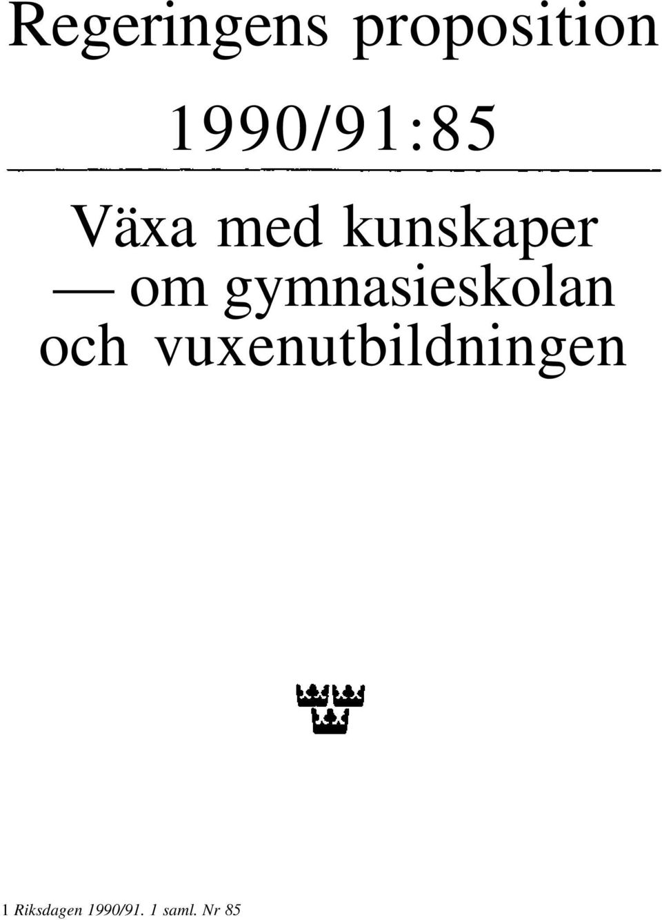 om gymnasieskolan och