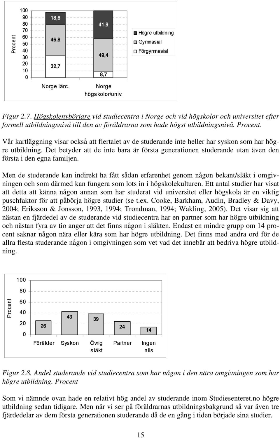 Det betyder att de inte bara är första generationen studerande utan även den första i den egna familjen.