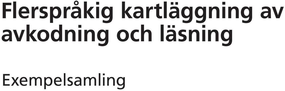 Exempelsamling Specialpedagogiska