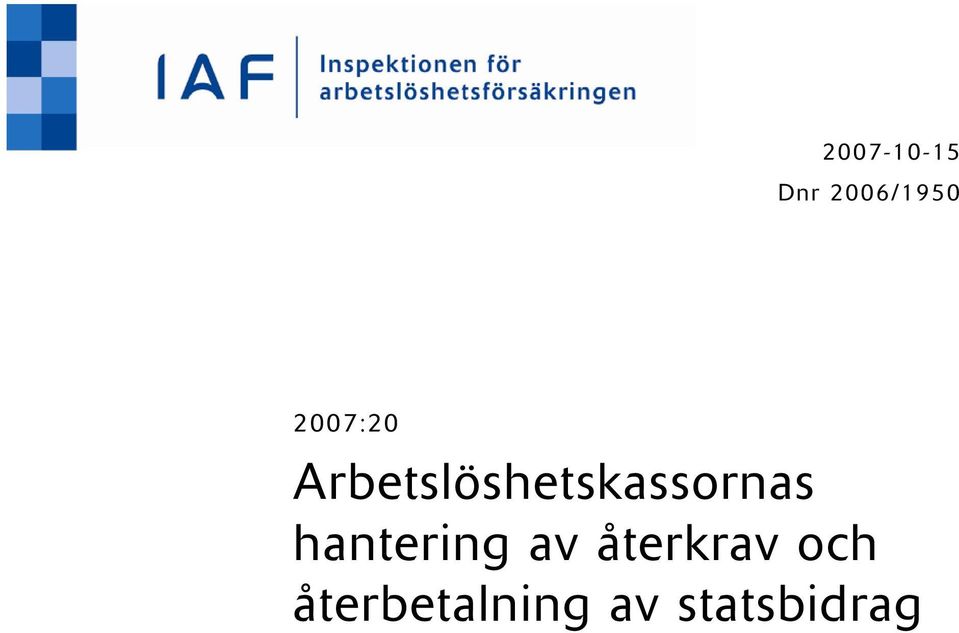 Arbetslöshetskassornas