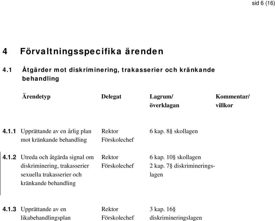 8 skollagen 4.1.