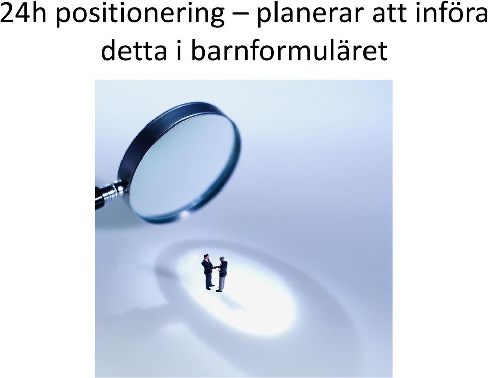 planerar att