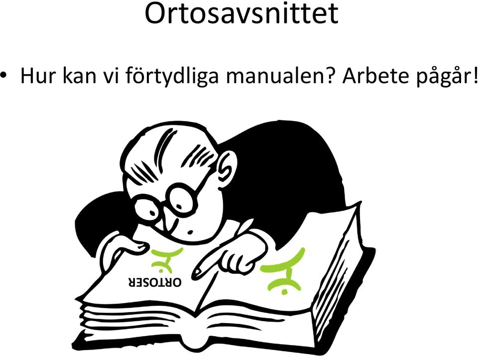 förtydliga