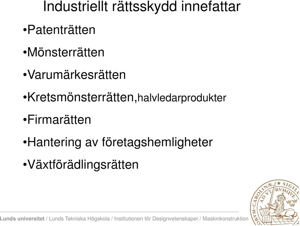 Kretsmönsterrätten,halvledarprodukter