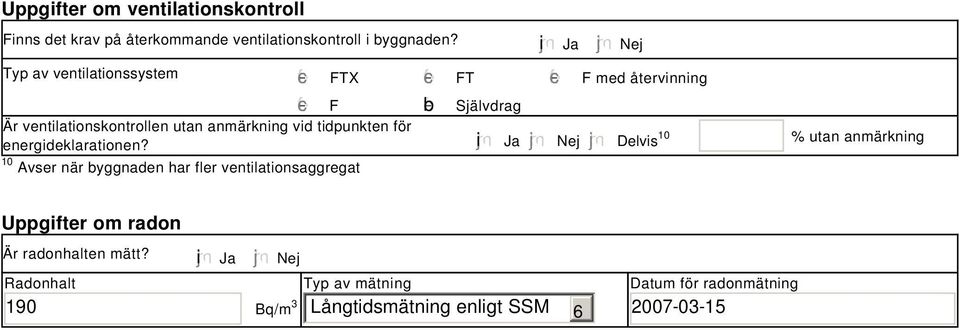 b Självdrag energideklarationen?