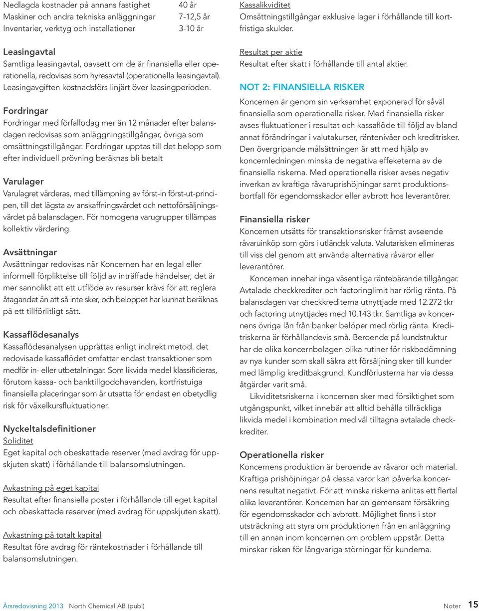 Leasingavgiften kostnadsförs linjärt över leasingperioden.
