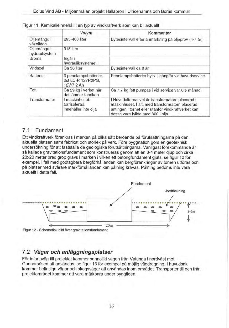 hydraulsystem l Broms Ingår i hydrauliksystemet Vridaxel Ca 36 liter 1 Bytesintervall ca 8 är Batterier 6 pennlampsbatterier, Pennlampsbatterier byts 1 gång/ar vid huvudservice 2st LC-R 127R2PG,